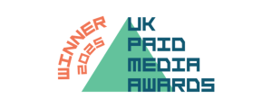 Winner 2025 UK Paid Media Awards logo